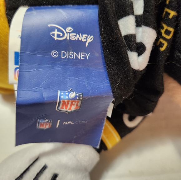 Disney/NFL Steelers Mickey Mouse Plush Animal - Picture 6 of 6